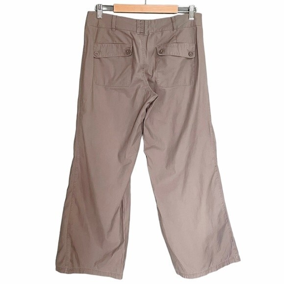 B by Burton Y2K Wide Leg Pants Cocoa Brown Outdoor Hiking Camping Women’s Size 8 - Picture 2 of 12